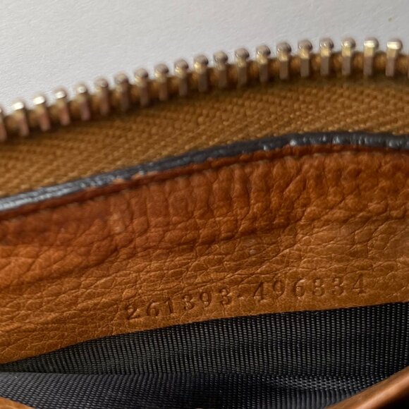 Gucci GG Canvas Zippy Wallet with Leather Fringe - Picture 6 of 6